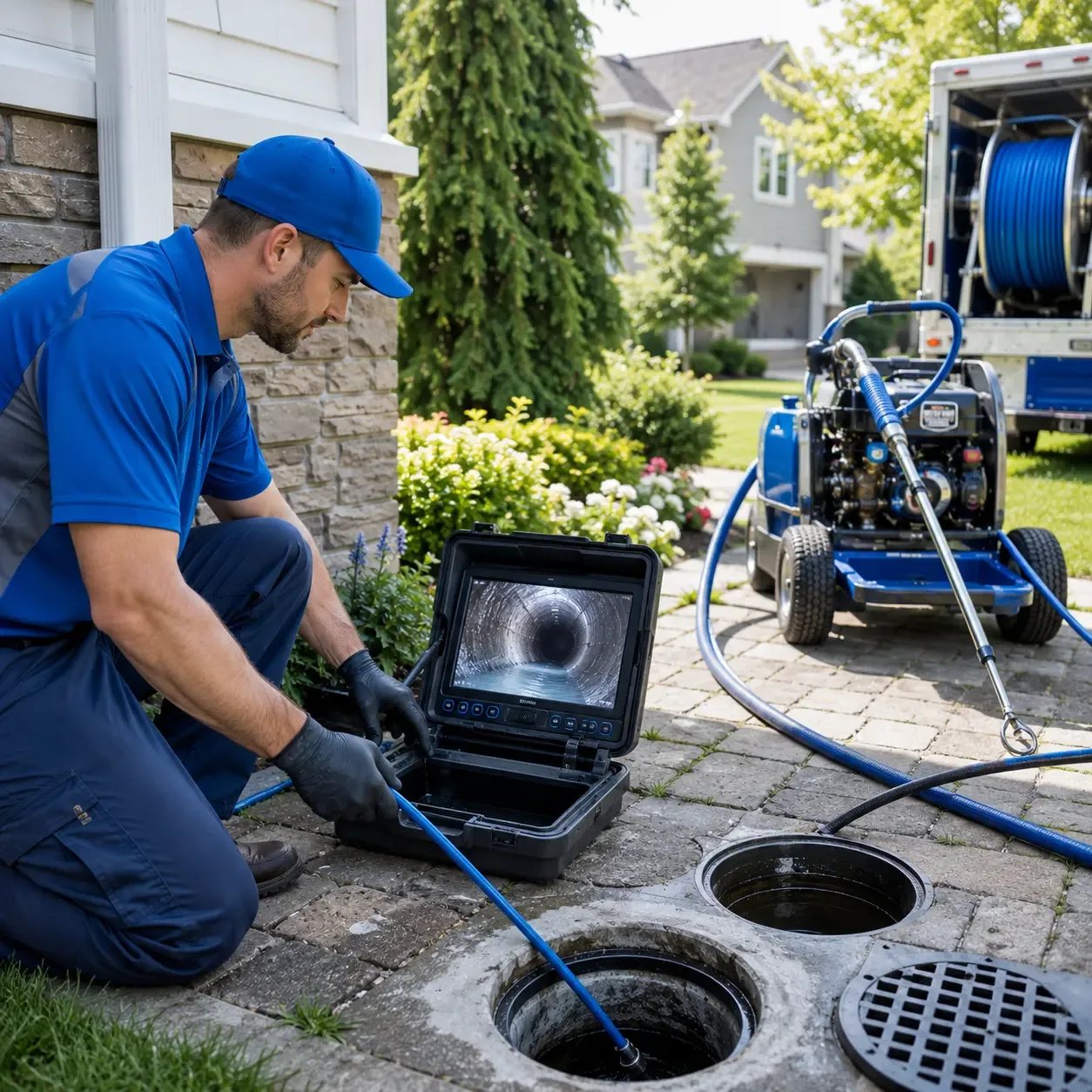 Outdoor drain cleaning professionals serving Highland, KS