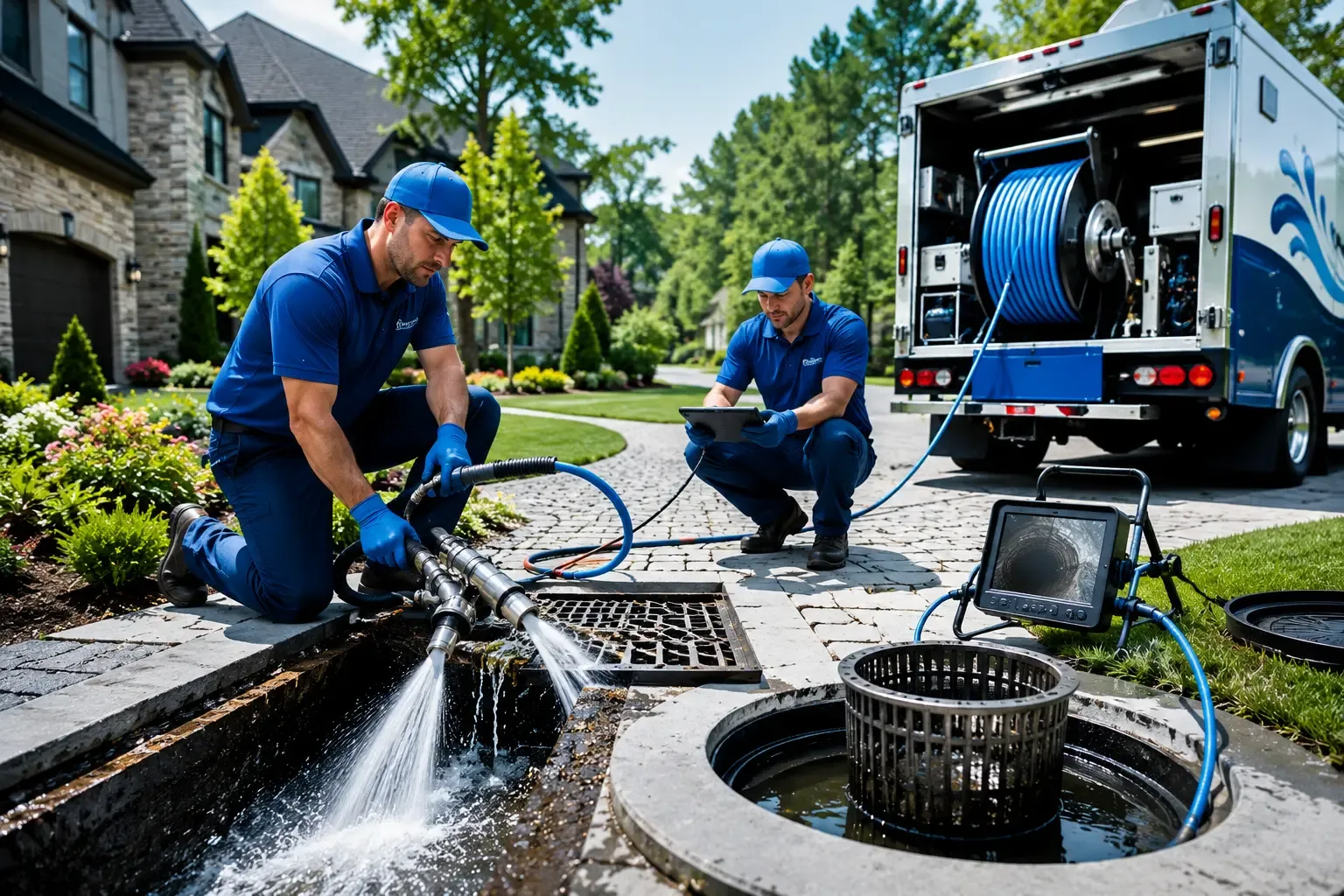 Local outdoor drain cleaning professionals in Highland, KS